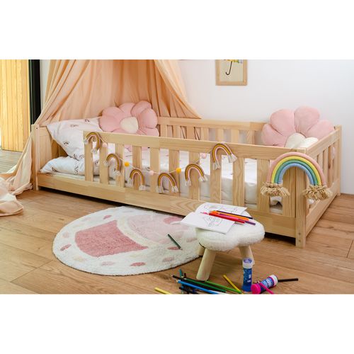 Lit Enfant Stela 90x190 Pin Livré Avec Sommiers