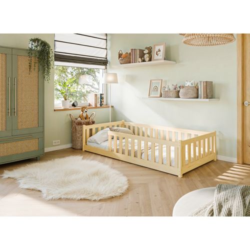 Lit Enfant Stela 80x160 Pin Livré Avec Sommiers