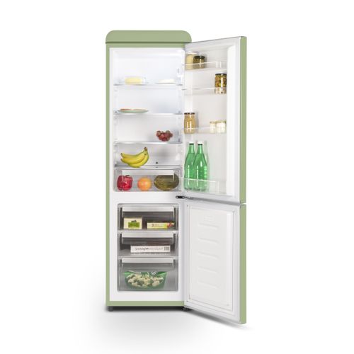 Réfrigérateur Combiné 249l Vintage Vert Amande - Sccb250v-vae