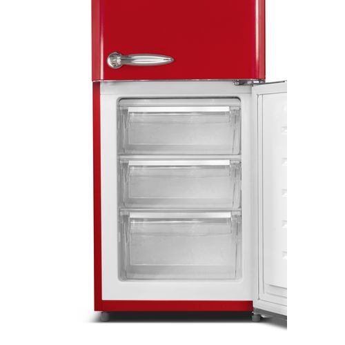 Réfrigérateur Combiné 249l Vintage Rouge - Sccb250v-re
