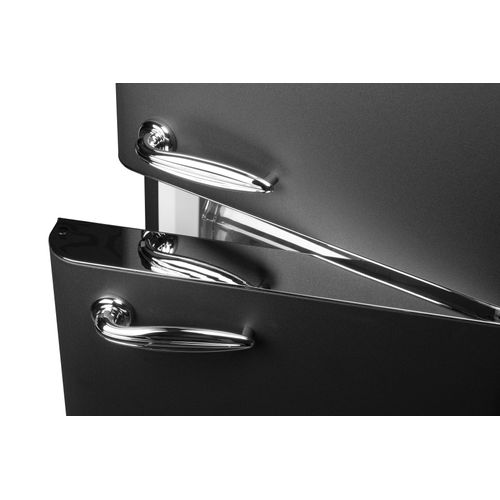 Réfrigérateur Combiné 249l Vintage Noir - Sccb250v-be