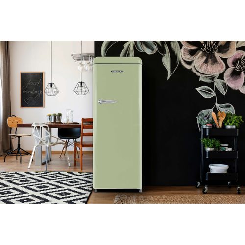 Réfrigérateur Une Porte 229l Vintage Vert Amande - Sccl222v-vae