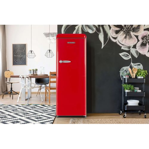 Réfrigérateur Une Porte 229l Vintage Rouge - Sccl222v-re