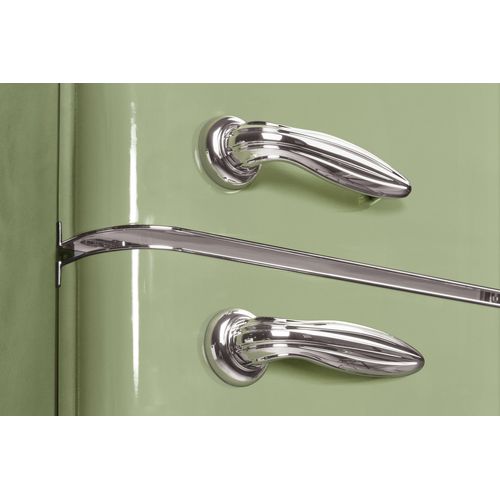 Réfrigérateur Double Porte 211l Vintage Vert Amande - Scdd211v-vae