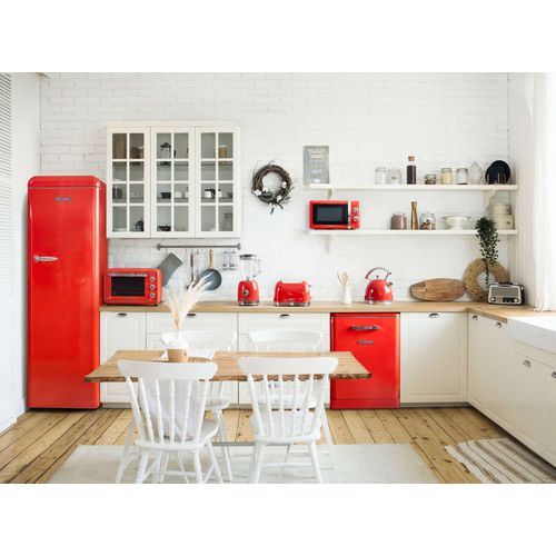 Réfrigérateur Une Porte 337l Vintage Rouge - Sccl329v-re
