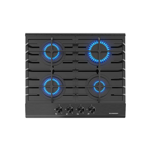 Table Gaz Verre Noir - Sctgog6040n