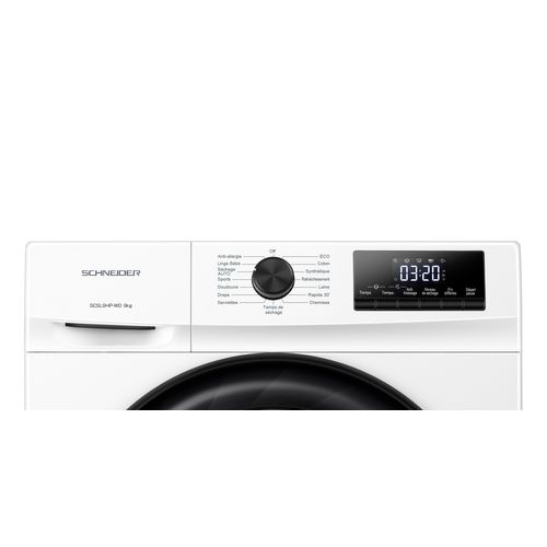 Sèche-linge Pompe à Chaleur 9kg Blanc - Scsl9hp-wd