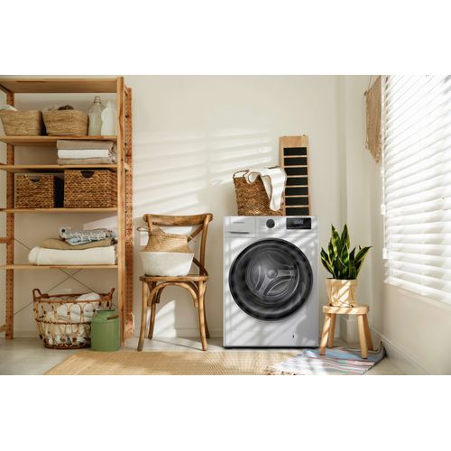 Lave-linge hublot séchant 10/7kg  1400 trs/mn Blanc - Scls107-wb