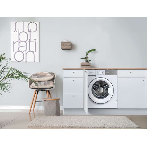 Lave-linge Intégrable 8kg Blanc - Scwmi814-wa