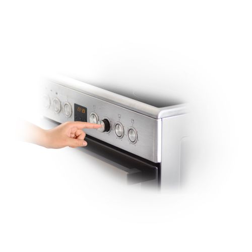 Cuisinière Double Four 4 Feux Vitrocéramique Black Mat - Sccv64do-bm