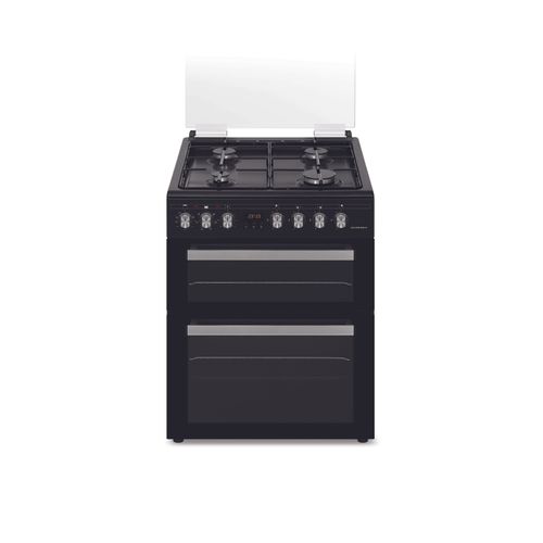 Cuisinière Double Four 4 Feux Gaz Black Mat - Sccg64do-bm