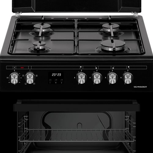 Cuisinière Gaz Black Mat - Sccg64c-bm