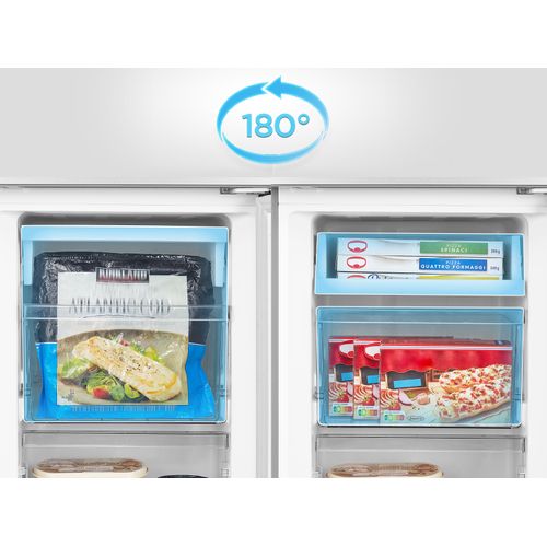 Réfrigérateur Combiné 174l Inox - Sccb174lfes