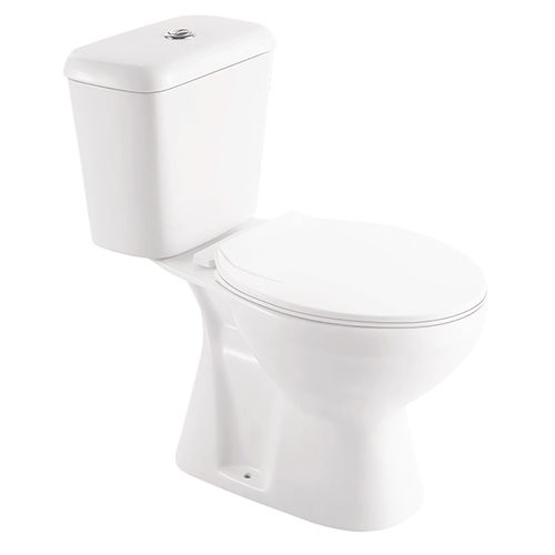 Pack Wc Eco Sans Bride Sortie Verticale - H72xl35x65,8cm - Céramique Blanche