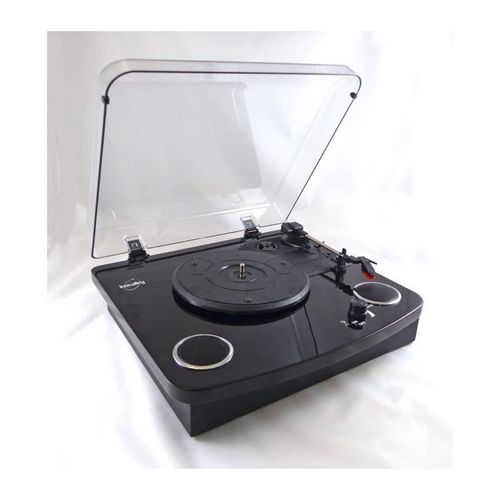 Platine Disque Vinyle 33,45 Et 78 Tours Numérique Bluetooth, Cd, Fm, Carte Sd
