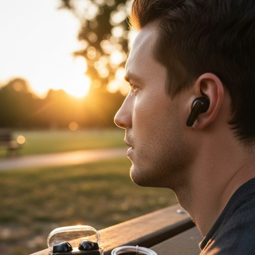 Mini Écouteurs Intra-auriculaires Stéréo Sans Fil Bluetooth Avec Contrôle Tactile Et Micro Intégré I