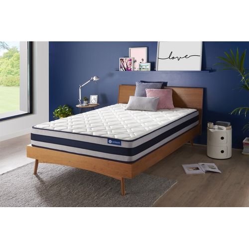 Matelas Ressorts Ensachés Et Mémoire De Forme 160x200 Actiflex Ergo - Ep: 24cm - Confort Ferme