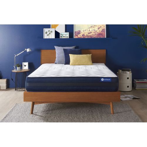 Matelas Ressorts Ensachés Et Mémoire De Forme 140x190 Actiflex Tech - Ep: 24cm - Confort Très Ferme