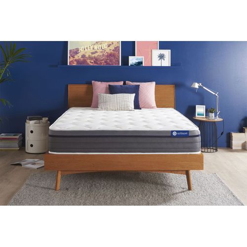 Matelas Ressorts Ensachés Et Mémoire De Forme 140x190 Actiflex Zen - Ep: 26cm - Confort Equilibré