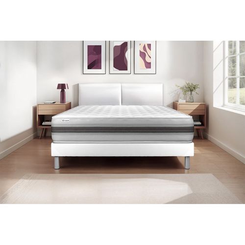 Matelas Mousse Polyuréthane à Mémoire De Forme 160x200 Vitalmemo Back - Ep: 26cm - Confort Equilibré