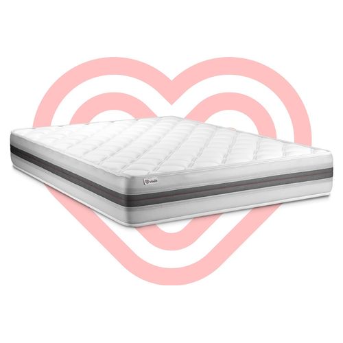 Matelas Mousse Polyuréthane à Mémoire De Forme 160x200 Vitalmemo Back - Ep: 26cm - Confort Equilibré