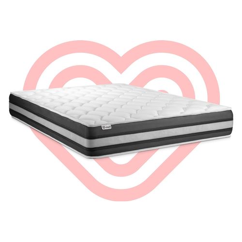 Matelas Ressorts Ensachés Et Mémoire De Forme 180x200 Vitalspring Zen - Ep: 26cm - Confort Ferme