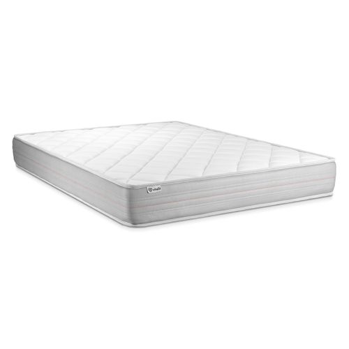 Ensemble Matelas Mousse Polyuréthane à Mémoire De Forme 140x190 Vitalmemo Ep:18cm - Sommier Gris