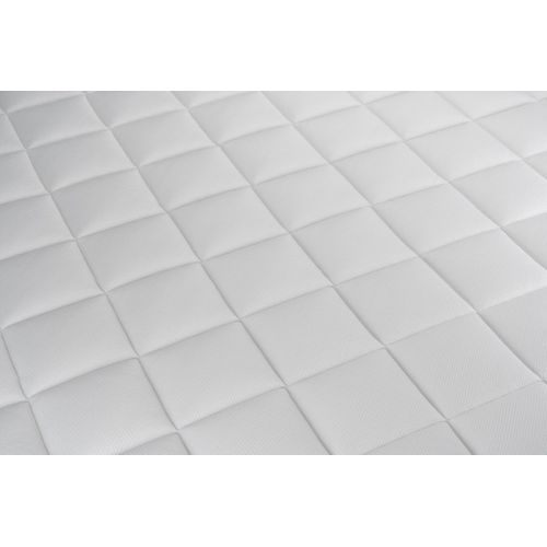 Ensemble Matelas Mousse Polyuréthane à Mémoire De Forme 140x190 Vitalmemo Ep:18cm - Sommier Gris