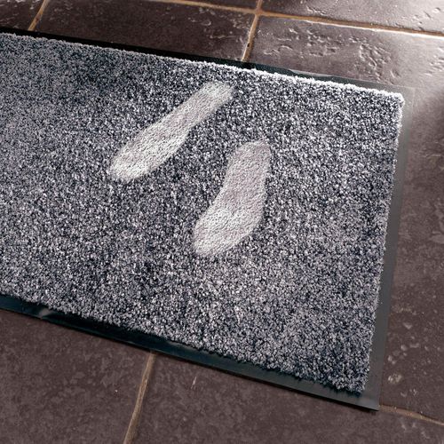 Tapis Antipoussières 60x90 Gris Clair En Textile