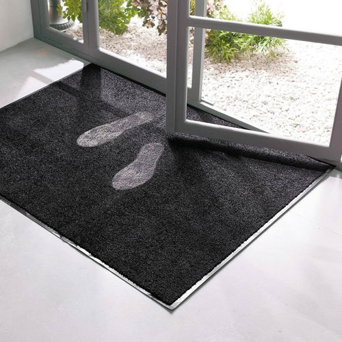 Tapis Antipoussières 40x60 Noir En Textile