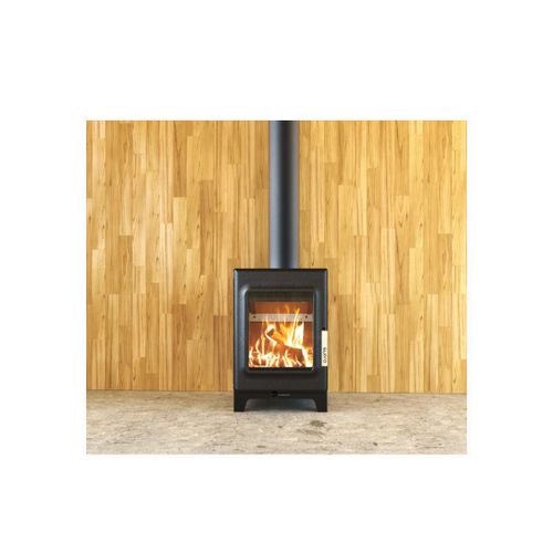 Poêle à Bois Fonte Acier 4.8kw Noir - Fr9016310b