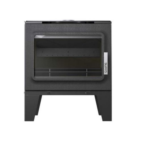 Poêle à Bois Fonte 6.1kw Anthracite - Fr9016760b