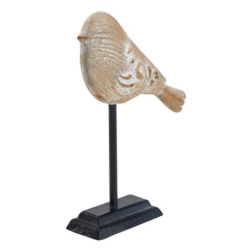 Statue sur pied H22 OISEAU Ivoire