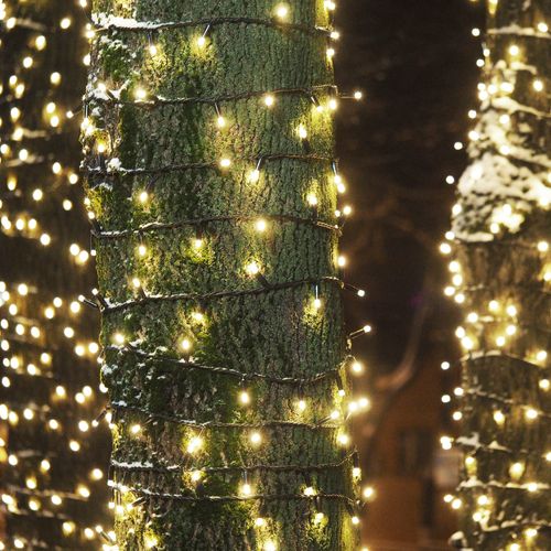 Guirlande Lumineuse Solaire Yogy Noir Plastique 16.3m