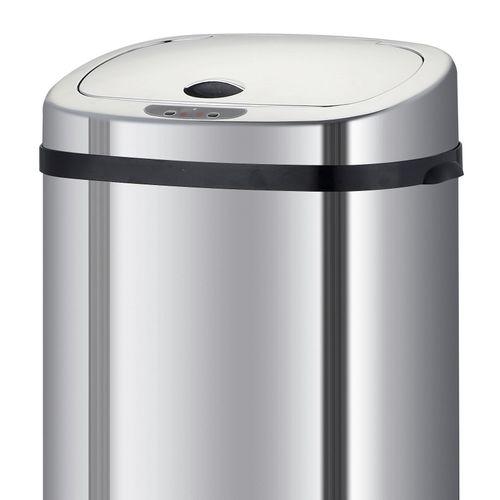 Couvercle De Poubelle Automatique Largo Argent