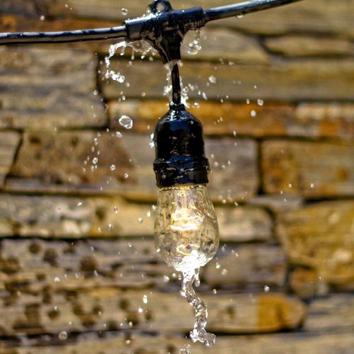 Guirlande Lumineuse Mafy Noir Caoutchouc 6m 10xe27