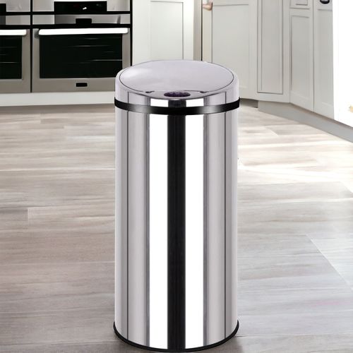 Poubelle De Cuisine Automatique Artic Argent Acier Inoxydable 30l