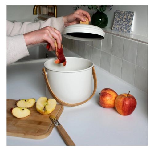 Seau à Compost 3.5 L Beige - Nba202