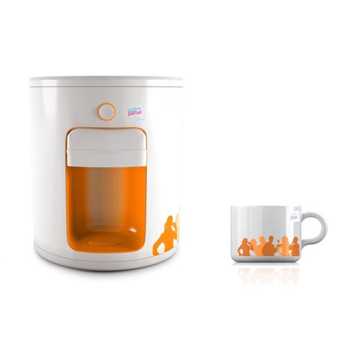 Harper - Ud888 Orange - Machine à Expresso - Compact - 1000w - Réservoir 0,3l - 2 Filtres