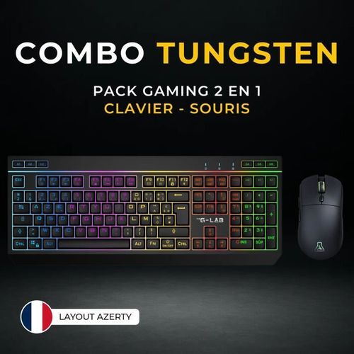 Clavier Gaming The G-lab Combo-tung-ex-b/fr