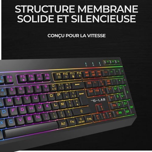 Clavier Gamer Sans Fil - Keyz Tungsten Ex - 32 Macros Configurables