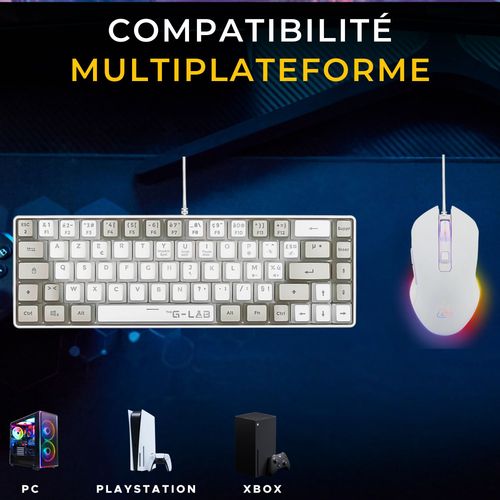Clavier Gaming The G-lab Combo-hydro-gw/fr