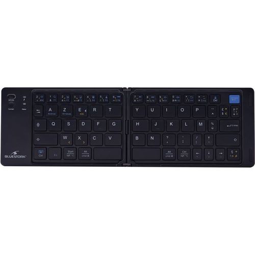 Clavier Sans Fil Pliable - Ordinateur, Tablette, Smartphone, TV - Touches Ciseaux - Kb-mini-fold/fr