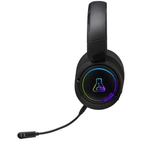 Casque Gamer Sans Fil - Korp Iridium - Microphone - Rgb - PC/ps4/xbox One - Noir