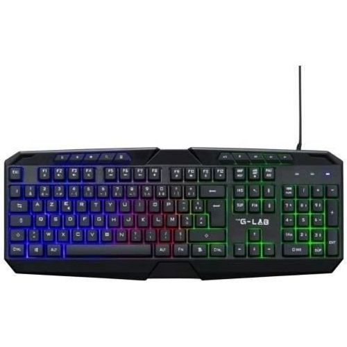 Pack Gamer 4 En 1 - Combo Natrium - Souris + Clavier Filaire - Casque Filaire - Tapis De Souris