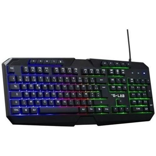 Pack Gamer 4 En 1 - Combo Natrium - Souris + Clavier Filaire - Casque Filaire - Tapis De Souris