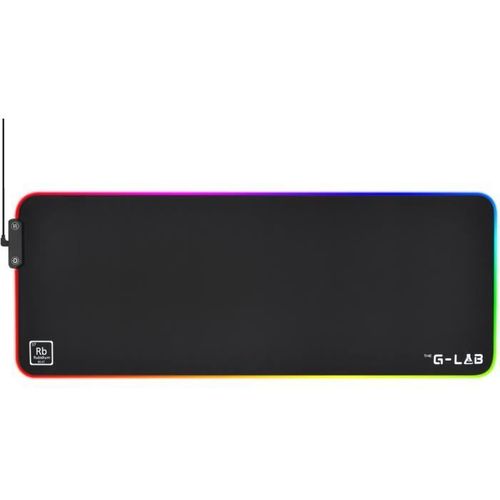 Tapis De Souris - XXL - Pad Rubidium - Rgb USB - 800x300x3 Mm - Noir