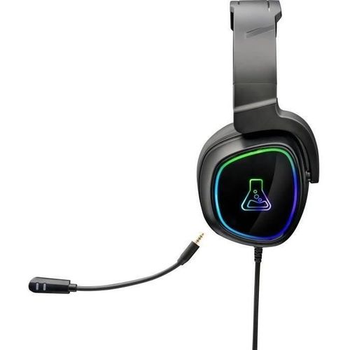 Casque Gamer Filaire - The G-lab - Korp Radium - Microphone - Rgb - Noir