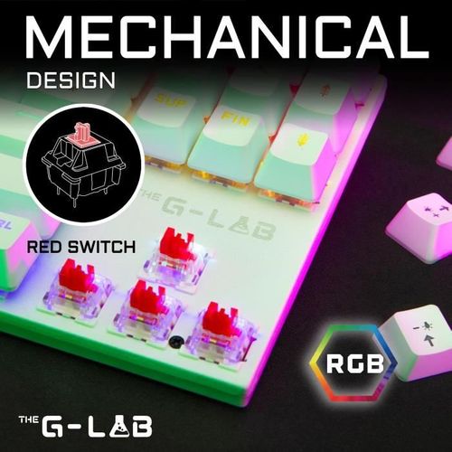 Pack Gamer 2 En 1 - Combo Mercury - Souris Filaire - Clavier Tkl Mécanique (switch Rouge)