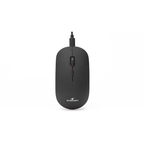 Souris Sans Fil - Bluestork - Office 100 - 2.4g + Bluetooth - Rechargeable - PC/mac - Noir